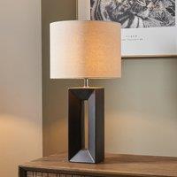 Block Ceramic Tall Table Lamp