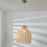 Natural Rattan Coche Pendant