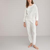 Cable Knit Fleece Pyjamas