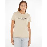 Cotton Crew Neck T-Shirt with Short Sleeves