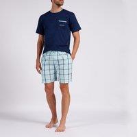 Cotton Short Pyjamas with Printed Shorts