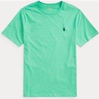 Embroidered Logo T-Shirt in Jersey Cotton with Short Sleeves