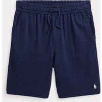 Embroidered Logo Fleece Shorts in Cotton