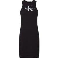Cotton Mix Bodycon Dress with Monogram Print