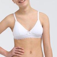 Non-Underwired Triangle Bra in Cotton