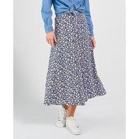 Floral Print Midaxi Skirt