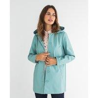 Short Buttoned Hooded Parka