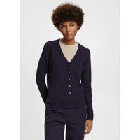 Cotton Mix V-Neck Cardigan