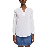 Cotton V-Neck Blouse