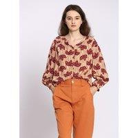 Printed Long Sleeve Blouse