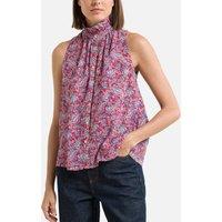Printed Sleeveless Blouse