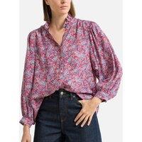 Printed Long Sleeve Blouse