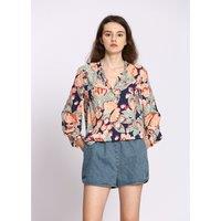 Printed Long Sleeve Blouse