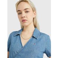 Denim Cropped Blouse