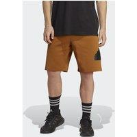 Future Icons Textured Logo Shorts in Cotton Mix