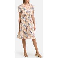 Buttoned Short Sleeve Dress