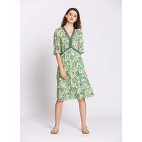 Printed Knee-Length Dress