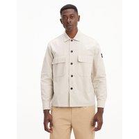 Cotton Mix Shacket with Breast Pockets