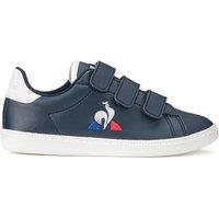 Kids Courtset Leather Trainers with Touch 'n' Close Fastening