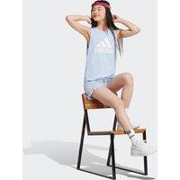 Essentials Slim 3-Stripes Shorts in Cotton Mix