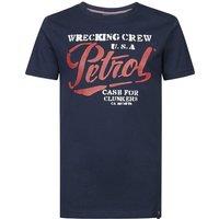 Logo Print Cotton T-Shirt with Short Sleeves