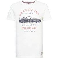 Printed Cotton T-Shirt with Short Sleeves