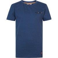 Cotton Back Print T-Shirt with Short Sleeves