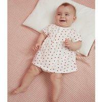 Organic Cotton Fleece Dress with Integral Bodysuit