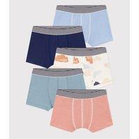 Pack of 5 Boxers in Organic Cotton