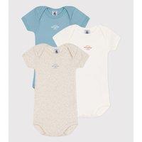 Pack of 3 Bodysuits in Organic Cotton
