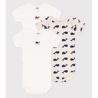 Pack of 3 Bodysuits in Organic Cotton