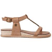 Sara Velour Flat Sandals