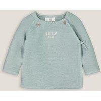 Baby's Cotton/Wool Top in Fine Knit