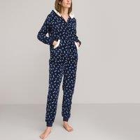 Star Print Fleece Onesie