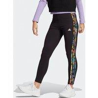 Essentials 3-Stripes Leggings in Cotton with High Waist