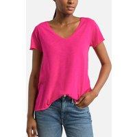 Jacksonville Cotton Mix T-Shirt with V-Neck and Short Sleeves
