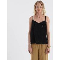Cotton Crochet Cami