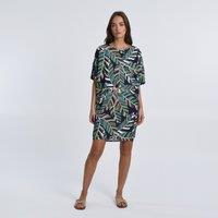 Printed Mini Shift Dress
