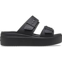 Brooklyn Buckle Wedge Mules