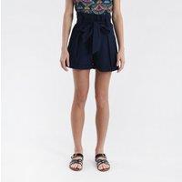 Cotton Tie-Waist Shorts