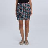Printed Straight Mini Skirt