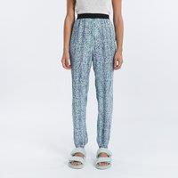 Printed Loose Fit Trousers with Elasticated Waist