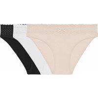 Pack of 3 Les Cotons Knickers in Organic Cotton Mix