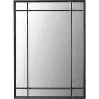 110cm Antique Bronze Metal Rectangular Wall Mirror