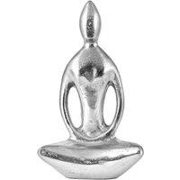Shiny Nickel Sitting Statue