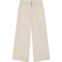 Eytan Wide Leg Trousers in Cotton
