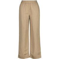 Wide Leg Trousers in Linen Mix