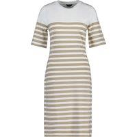 Breton Stripe T-Shirt Dress with Short Sleeves