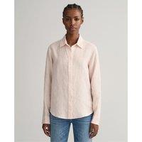 Striped Linen Shirt with Long Sleeves