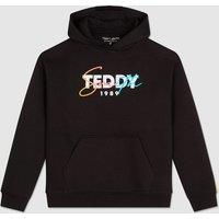 Logo Print Hoodie in Cotton Mix